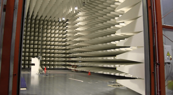 Kyushu Institute of Design's anechoic chamber