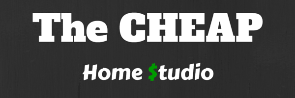 CHEAP home recording studio