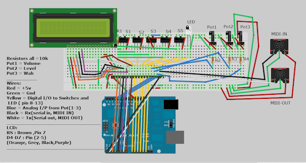 DIY Midi Foot Controller Using An 