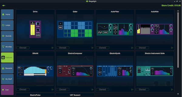 Stagelight-features